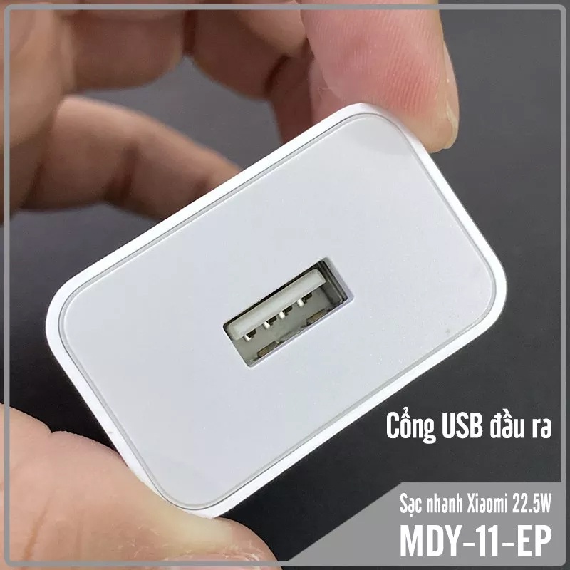 Củ sạc Nhanh Xiaomi 22.5W Mi Turbo Charge 4.0 theo máy Xiaomi Redmi Note 9S K20 K40 Pro Note10 Lite Poco F2 X3