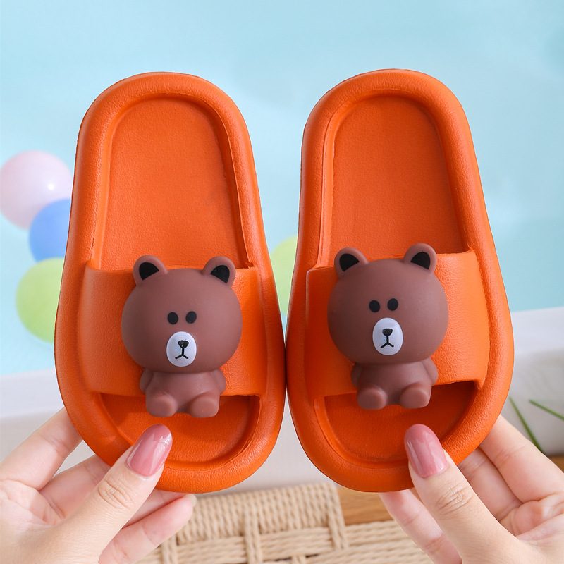 Dép đi trong nhà chống trượt họa tiết hoạt hình dễ thương dành cho trẻ em
