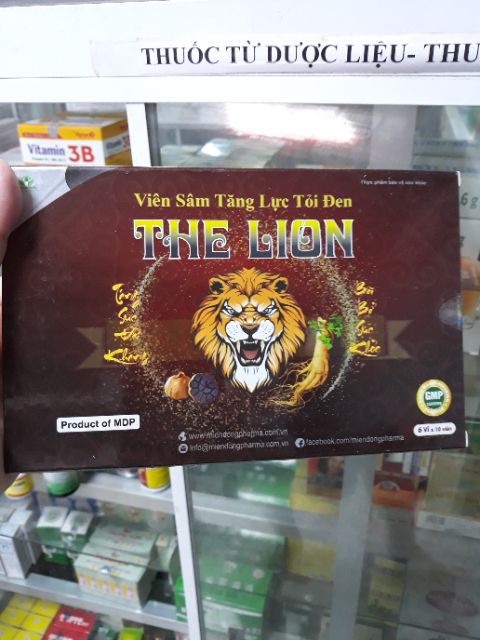 Viên Sâm Tăng Lực Tỏi Đen THE LION tặng kèm 1 hộp nước mát Herba Cool | BigBuy360 - bigbuy360.vn