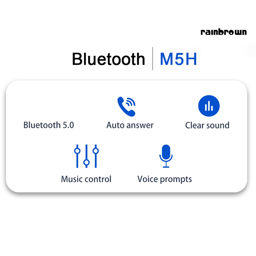 Tai Nghe Bluetooth 5.0 M5H Gắn Mũ Bảo Hiểm