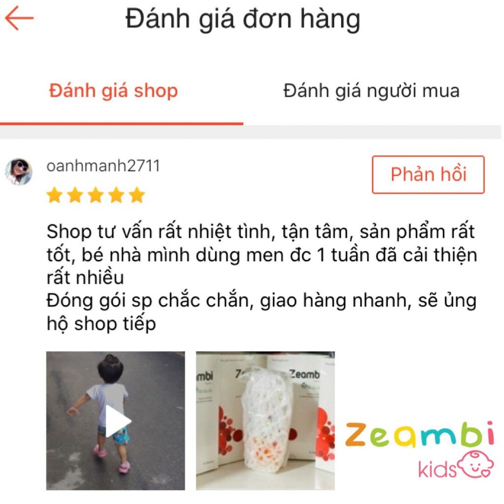 Men Vi Sinh Zeambi - Cải Thiện Tiêu Hoá Tăng Cường Đề Kháng , Bé Hết Biếng Ăn, Hạn Chế Kháng Sinh,  Giảm Ốm Vặt | BigBuy360 - bigbuy360.vn