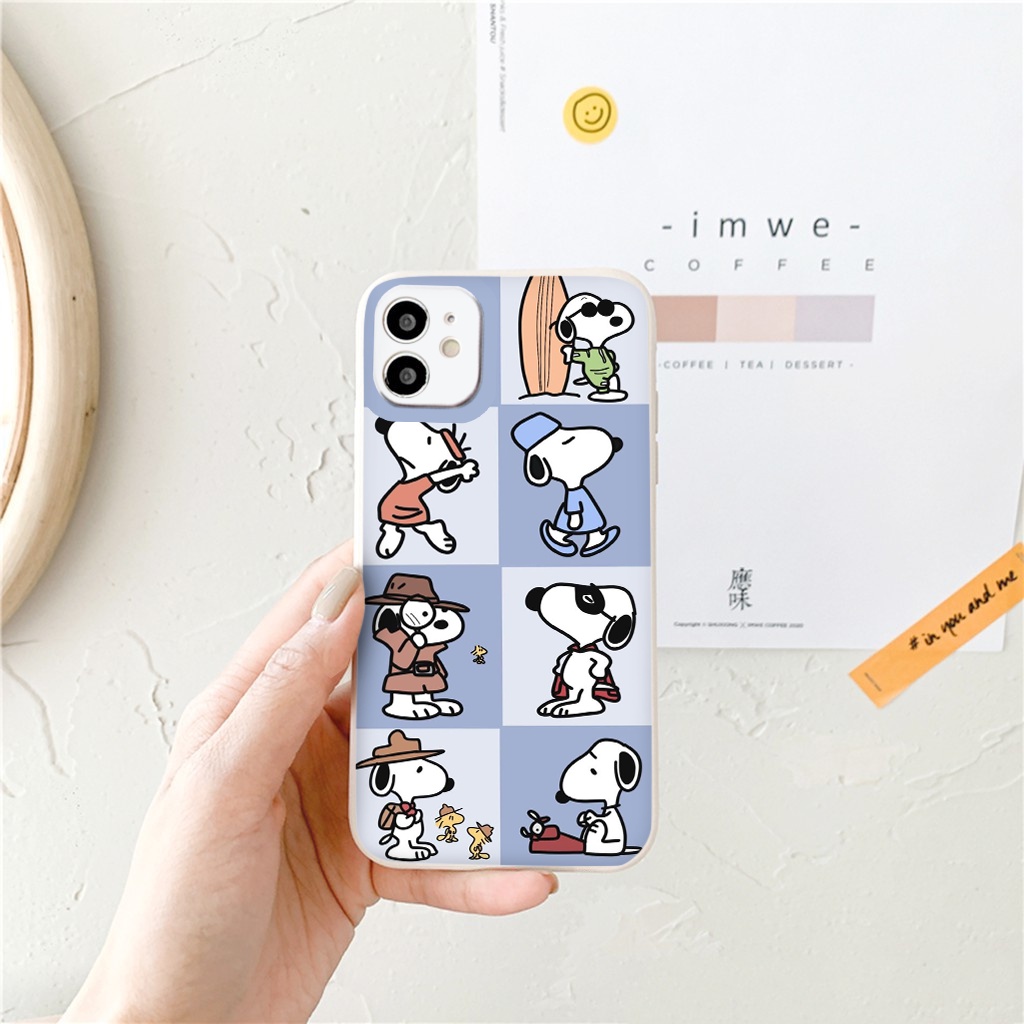 Ốp iphone gấu snoopy dễ thương cho iphone 6/6plus/6s/6splus/7/7plus/8/8plus/x/xr/xs/11/12/13/pro/max/plus/promax