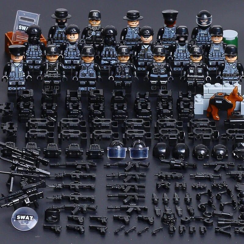 Bộ Đồ Chơi Lắp Ráp Lego Mô Hình Xe Tăng Quân Đội Cho Bé Trai