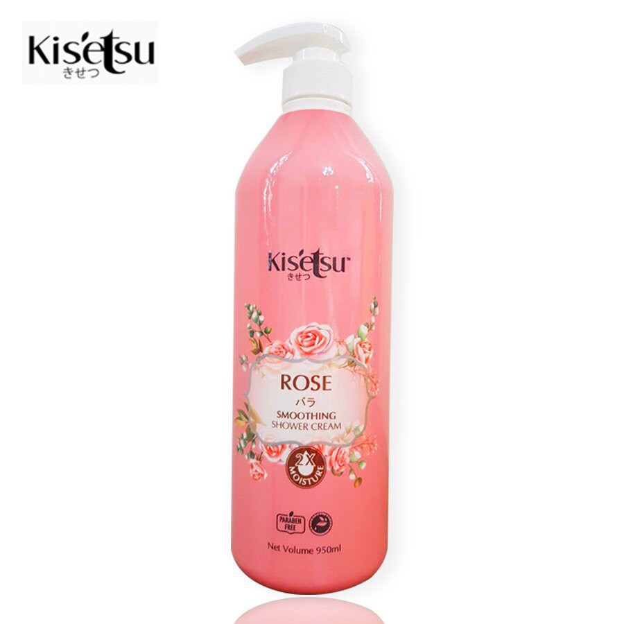 Sữa tắm sáng da dưỡng ẩm, chống lão hoá Kisetsu 950ml (Anh Đào, Hồng, LiLy, Aloe Vera, Sữa Dê Ong Chúa, Olive, YuZu)