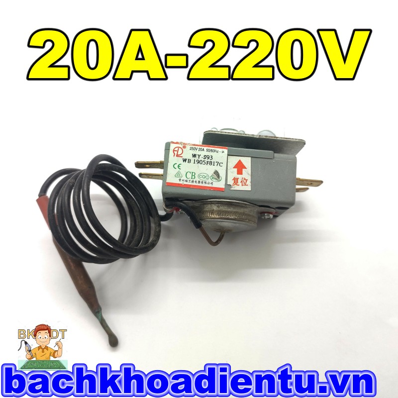 Rơ le nhiệt bình nóng lạnh hàng chính hãng.