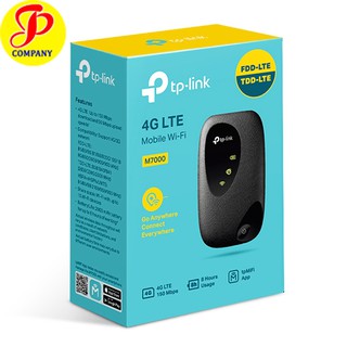 Bộ Phát Wifi Di Động 4G LTE Tp-Link M7000 - Hàng Chính Hãng