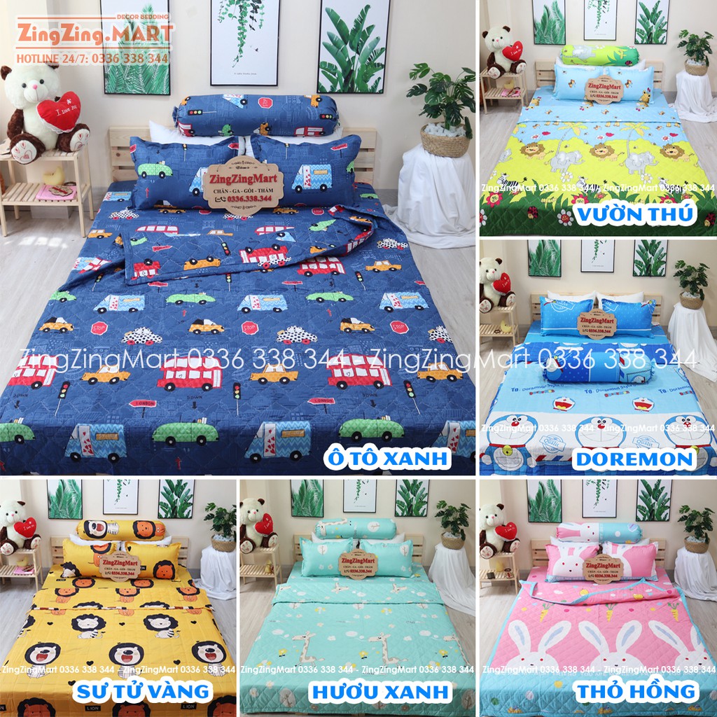 [SALE HOT] Chăn Hè Trần Bông Vải PoLy Cotton Chất Mát (Chát chọn mẫu )