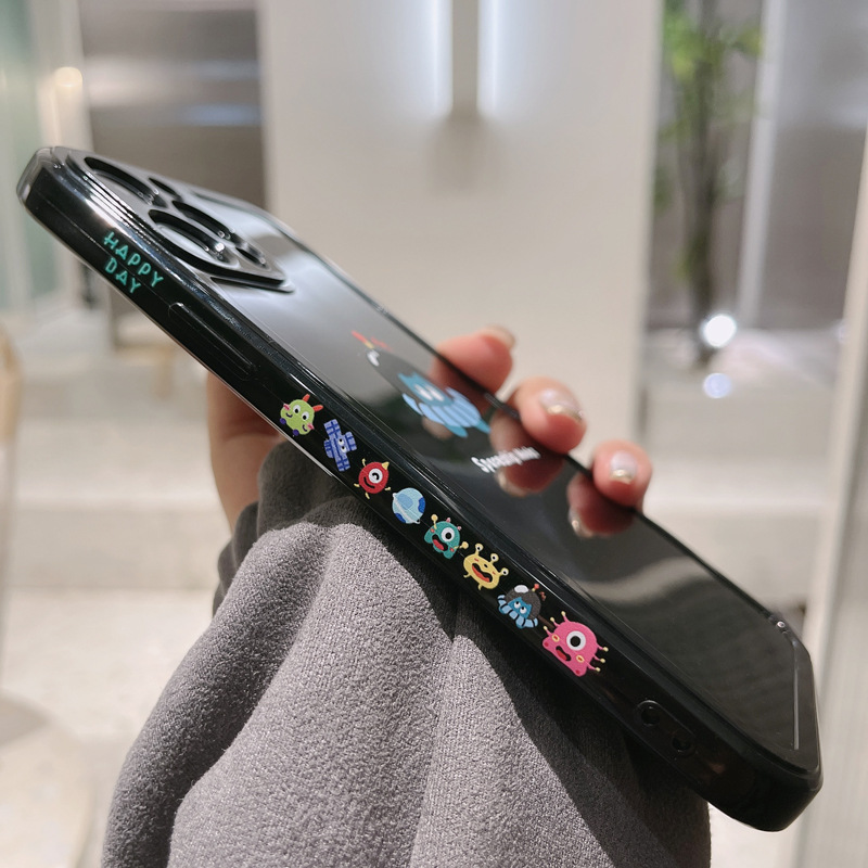 Ốp lưng iphone Ốp Lưng Iphone Vuông Cạnh Hình Spaceship 6plus/6s/6splus/7/7plus/8/8plus/x/xr/xs/11/12/pro/max/plus/promax Dinuo case