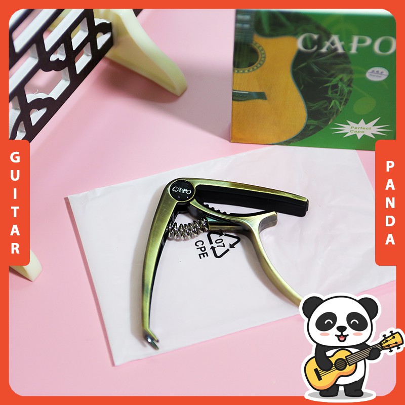 Capo Đàn Guitar Acoustic Classic Ukulele Kim Loại Đồng Đúc GP2532