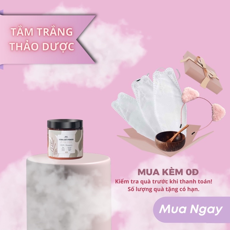 Bột Tắm Trắng Thảo Dược Thiên Nhiên 100% Her Cosmetics