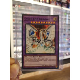 Lá bài thẻ bài Yugioh Cyber End Dragon - Tặng bọc bài nhựa bảo quản
