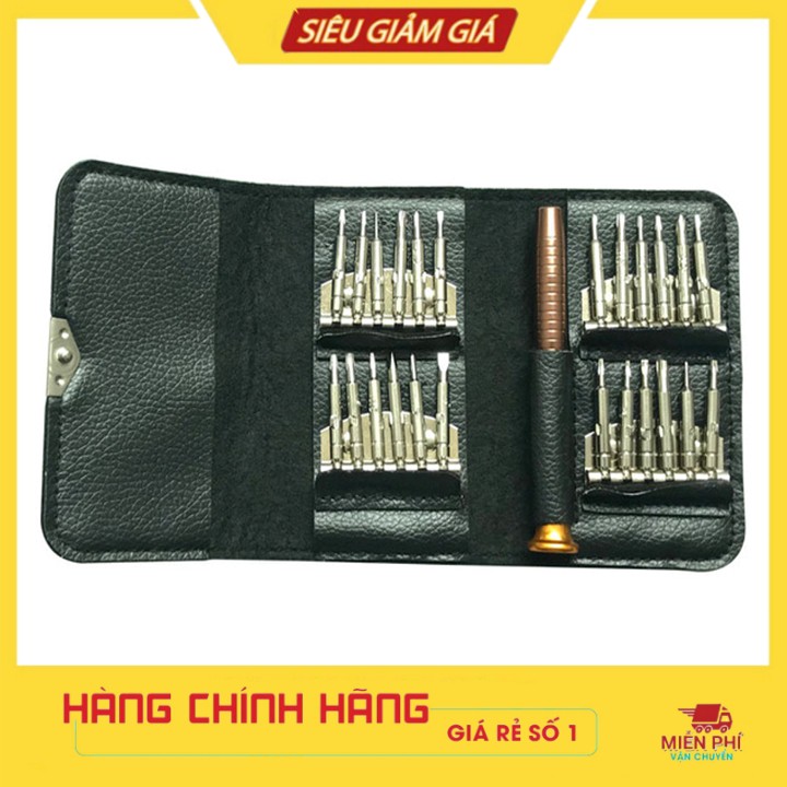 Bộ tua vít đa năng 25 đầu trong 1 screwdriver sửa chữa điện thoại