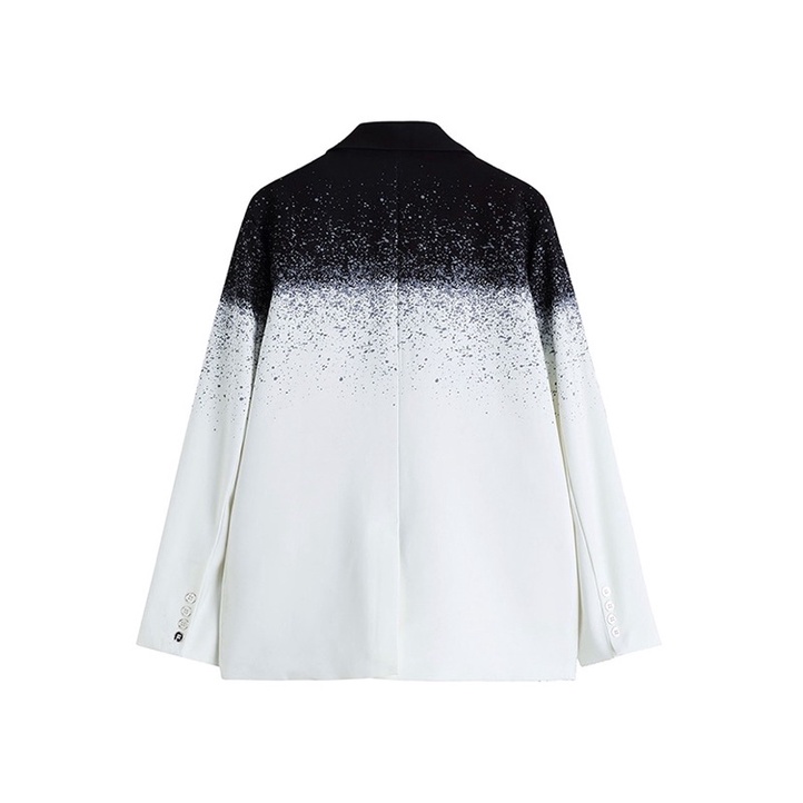 Áo vest blazer phối màu tqxk