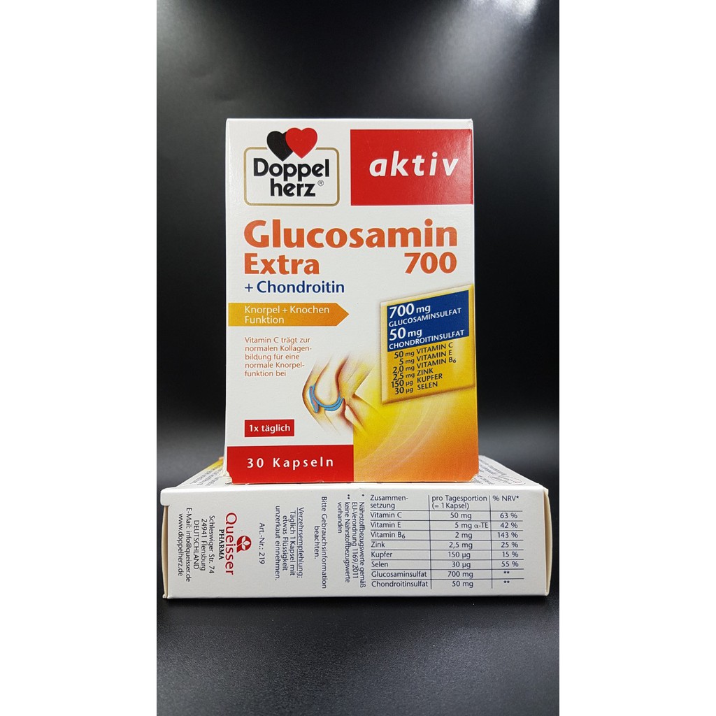 Hàng Đức Glucosamin 700 hộp 30 viên