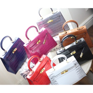 H.M kelly da cá sấu sz25