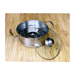 Nồi Hấp Inox Tiện Dụng 20Cm