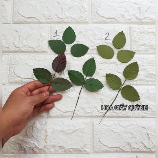 100 lá hồng giấy cắt sẵn