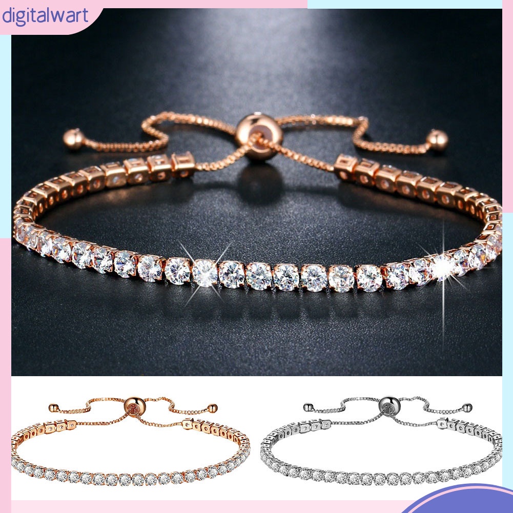 Vòng Đeo Tay Đính Đá Phong Cách Sang Trọng Thanh Lịch Dành Cho Nữ