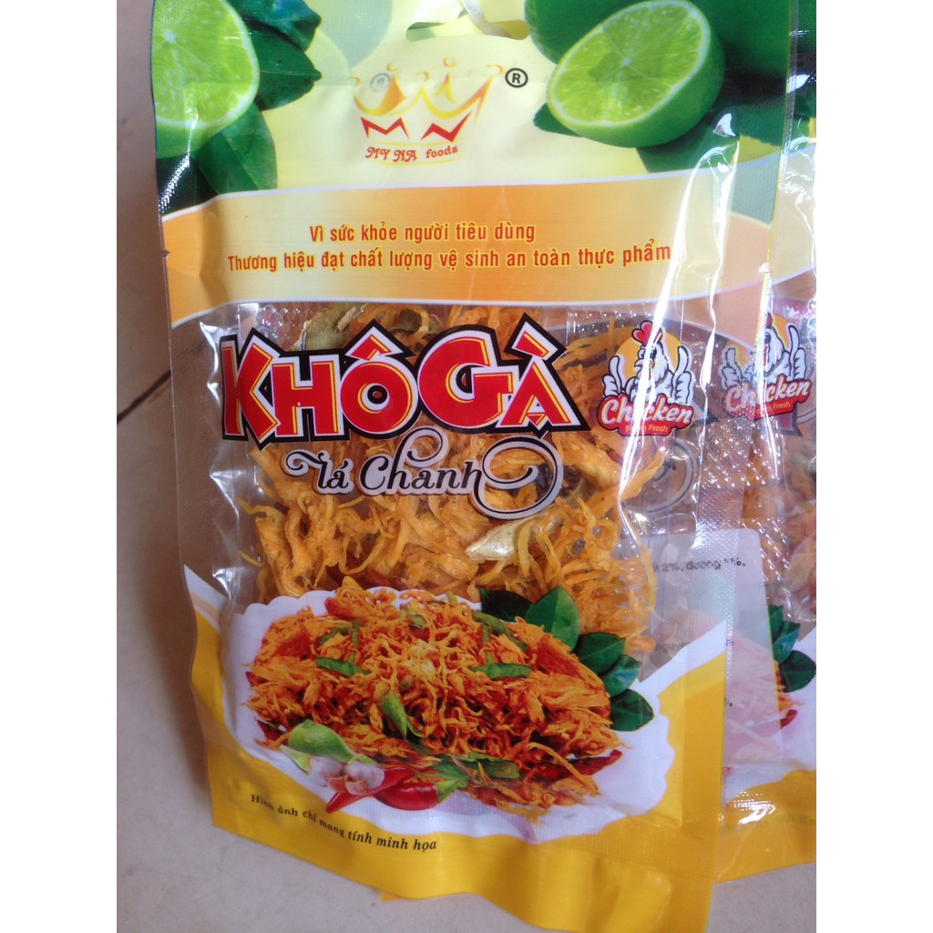 [SIÊU RẺ] Khô gà lá chanh siêu ngon gói 50 gram