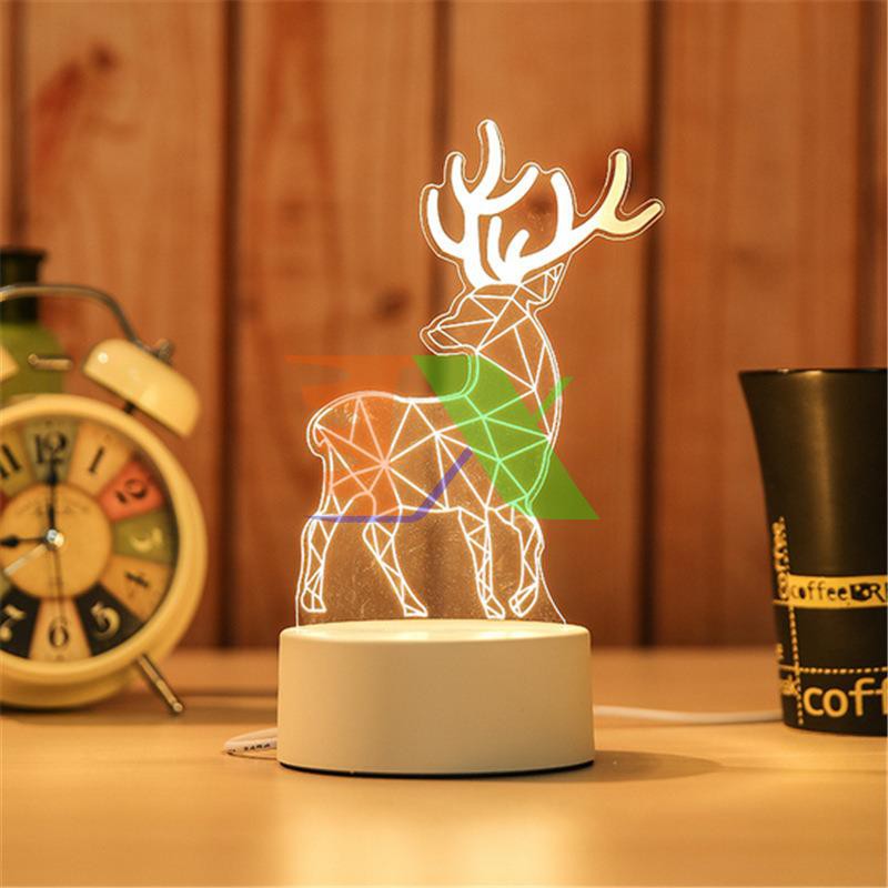 Đèn ngủ, đèn trang trí Led 3D, nhiều hình độc đáo ngộ nghĩnh