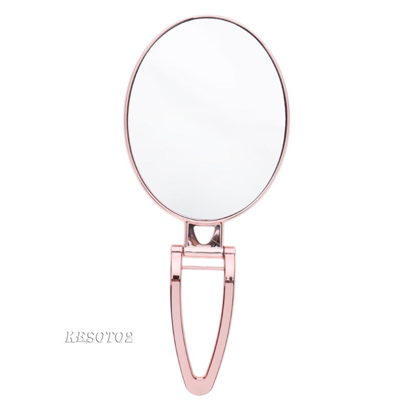 Gương Trang Điểm Kesoto2 Hai Mặt Độ Phóng Đại 2x Màu Bạc Tiện Dụng Mang Theo Du Lịch
