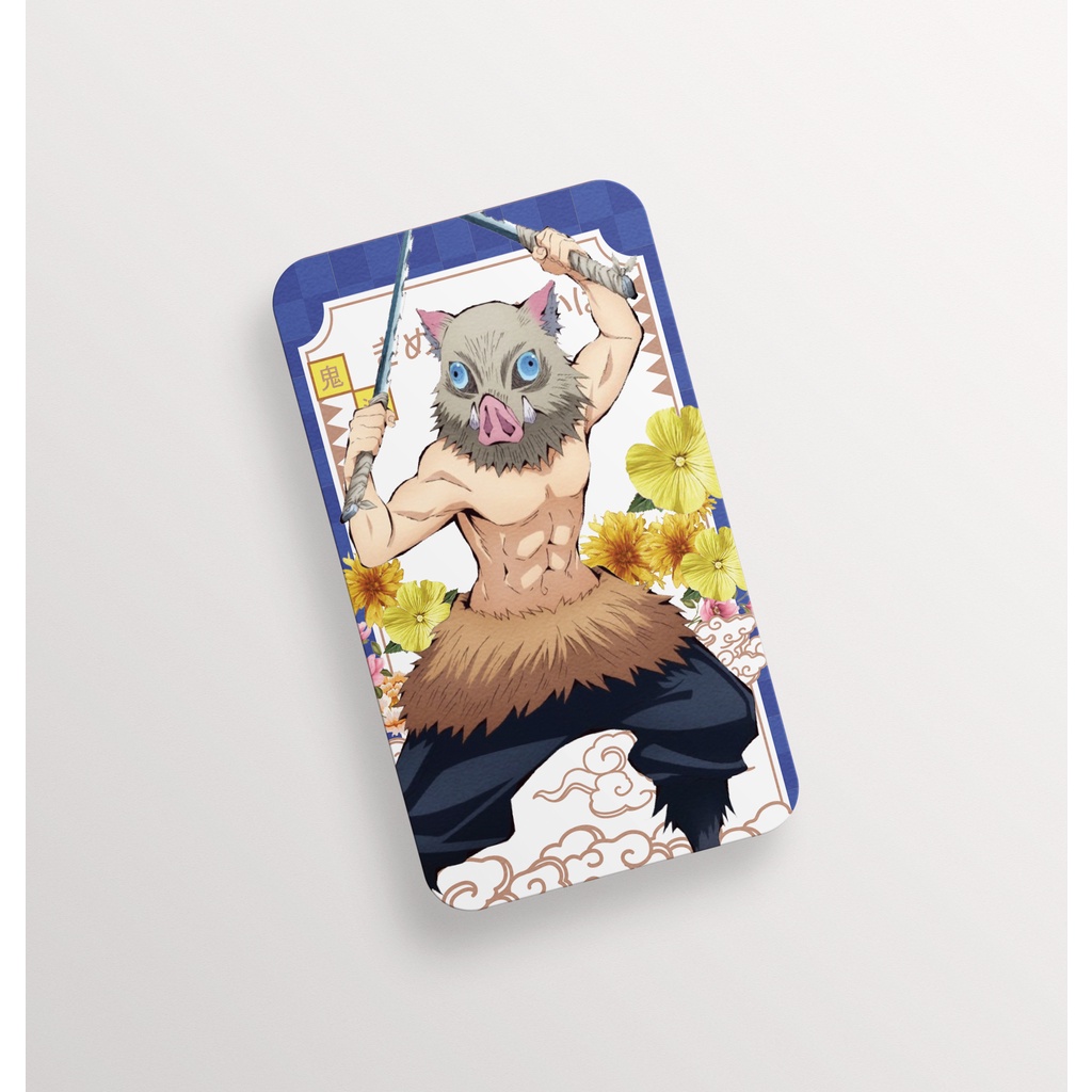 Thẻ Thanh Gươm Diệt Quỷ Bo Góc 9x5.4 Giấy Couche