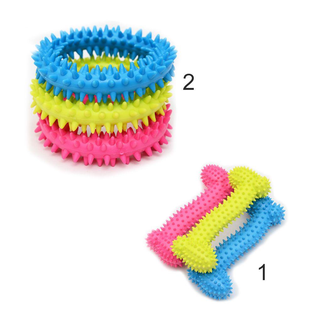 Cục Xương Cao Su Đồ Chơi Huấn Luyện Thú Vị Không Độc Hại Dành Cho Chó