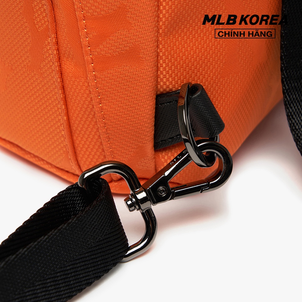 MLB - Balo mini phom chữ nhật Monogram Nylon Jacquard 3ABKS011N-50ORS