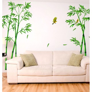 Decal dán tường Cây tre