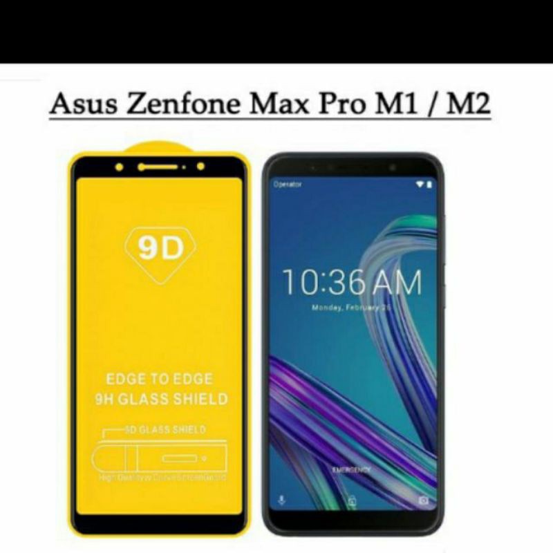 Kính cường lực 9D Zenfone Max Pro M1 Full keo màn hình