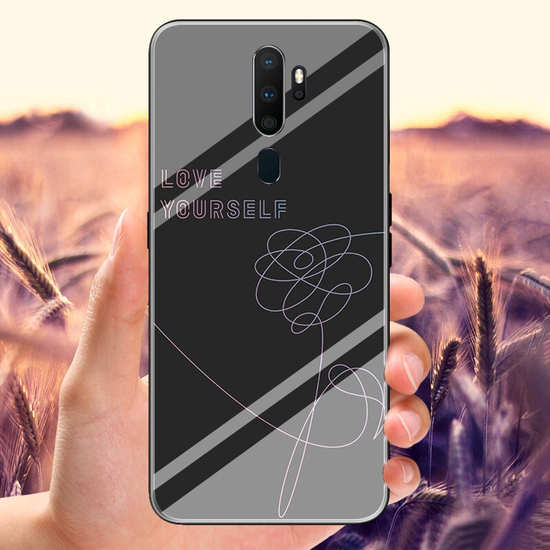 118S Stylish simplicity Line Realme 3 C3 5 6 6i 5i 5s A5 A9 A59 A83 A92 A72 A52 2F 2Z Pro 2020 Tempered Glass Case