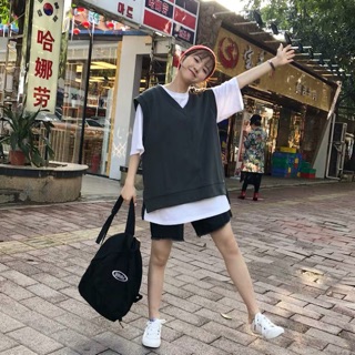 Áo gile ulzzang