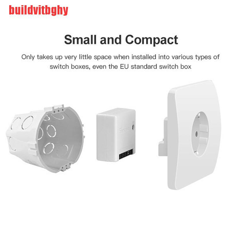 {buildvitbghy}SONOFF MINI DIY Wifi Smart Switch Two Way Switch Via APP Remote Control Switches OSE