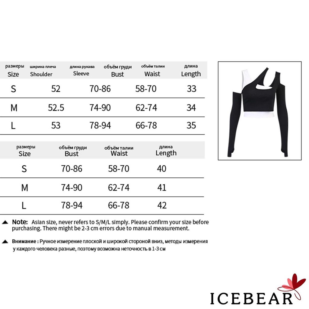Áo Thun Tay Dài Thiết Kế Khoét Vai Quyến Rũ