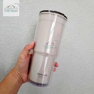 Ly nhựa 2 lớp Lock&Lock double wall cold cup 900ML HAP502