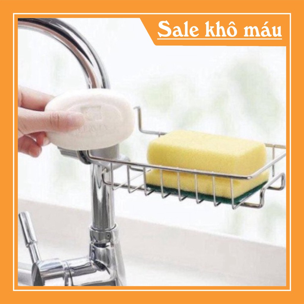 KỆ INOX GẮN VÒI RỬA BÁT CHỈNH NHIỀU TƯ THẾ