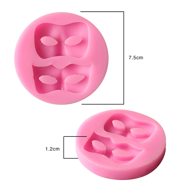 Blowgentlyflower 3D Mask Silicone Fondant Mould Cake Decorating Chocolate Baking Mold Sugarcraft BGF