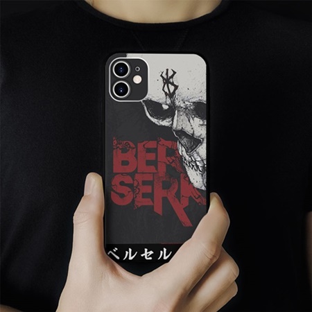 Ốp Lưng Ip Pro max Truyện Tranh Anime Berserk Khuôn Mặt Đầu Lâu Nhựa Dẻo cho IPHONE SAMSUNG MANGA00082