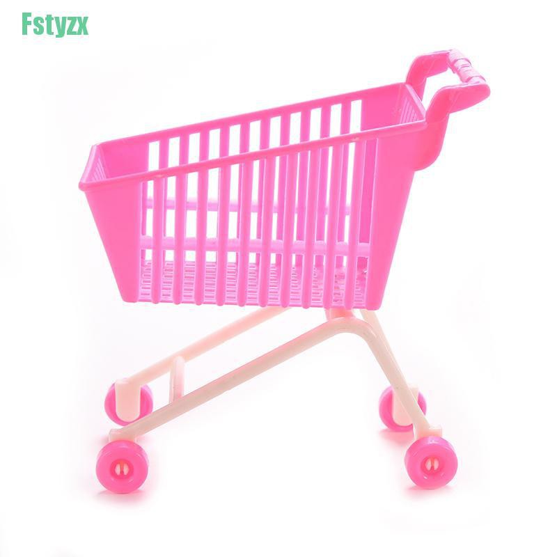 fstyzx 1 X Shopping Cart for Barbie Classic Toys Trolleys for Kids Girls Birthday Gift