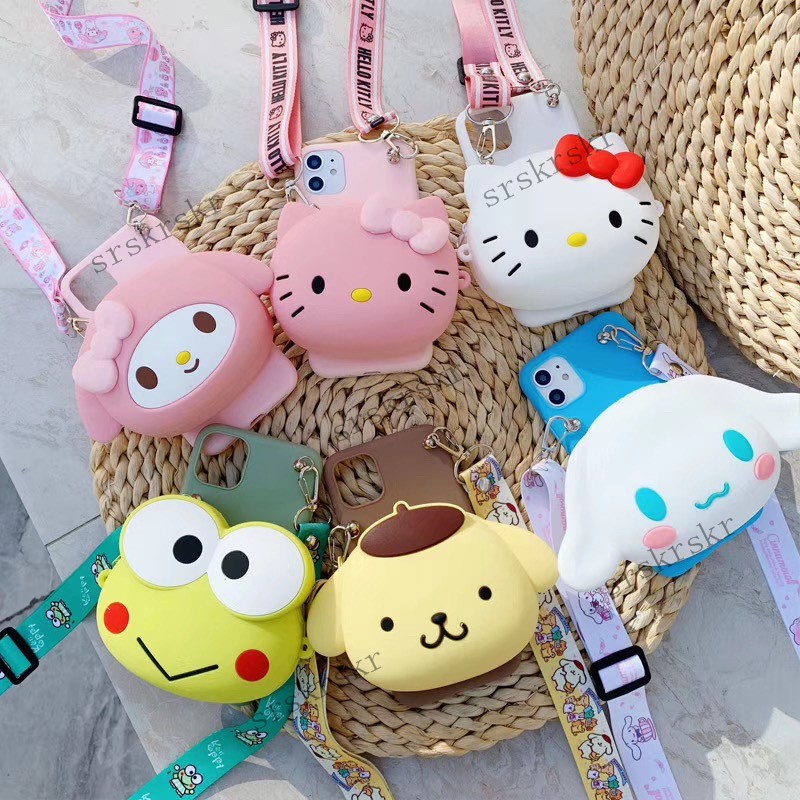 Ốp Điện Thoại Silicone Mềm Chống Sốc In Hình Hello Kitty Cho iPhone 13 12 11 Pro max xs xr ix i8