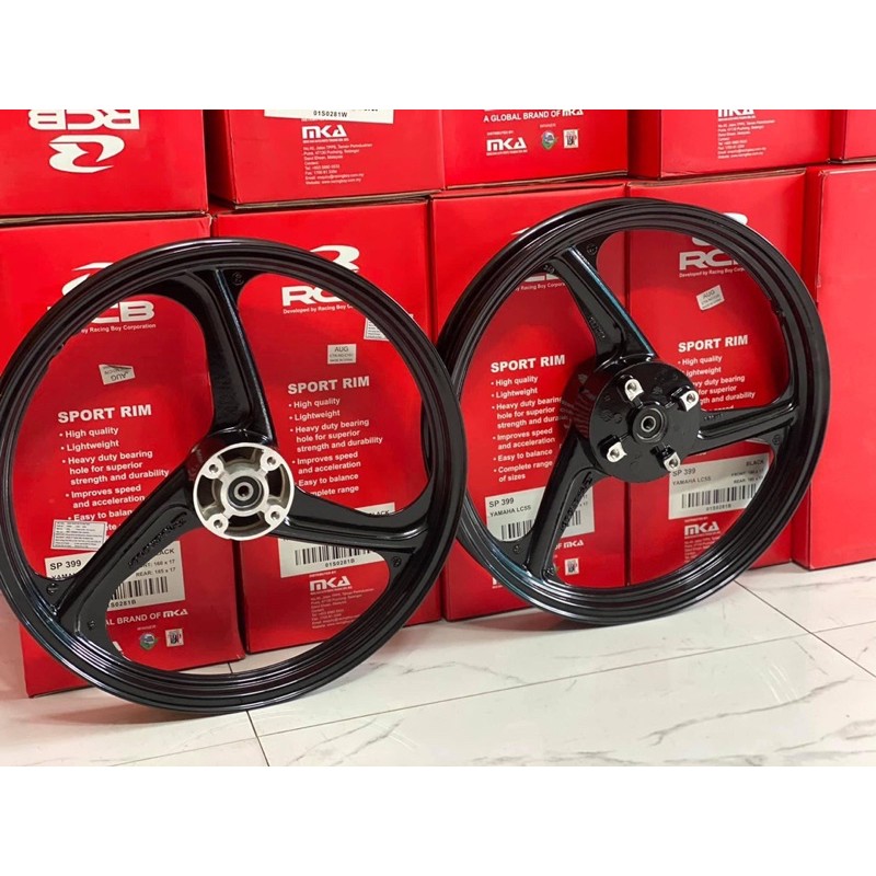 VÀNH MÂM RCB đúc 3 cây (1 đĩa )&amp; ( 2 đĩa )  size 1.6 - 1.85 xe ex135 exciter Lc135, Sirius chính hãng RACING BOY