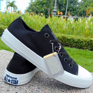 Giày Chuck 2 AllStar Classic Cổ Thấp Nữ Đen