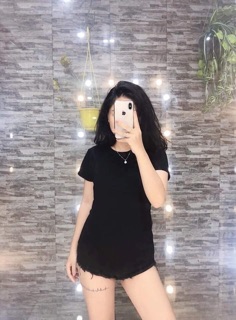 Sỉ áo phông cổ tròn nữ