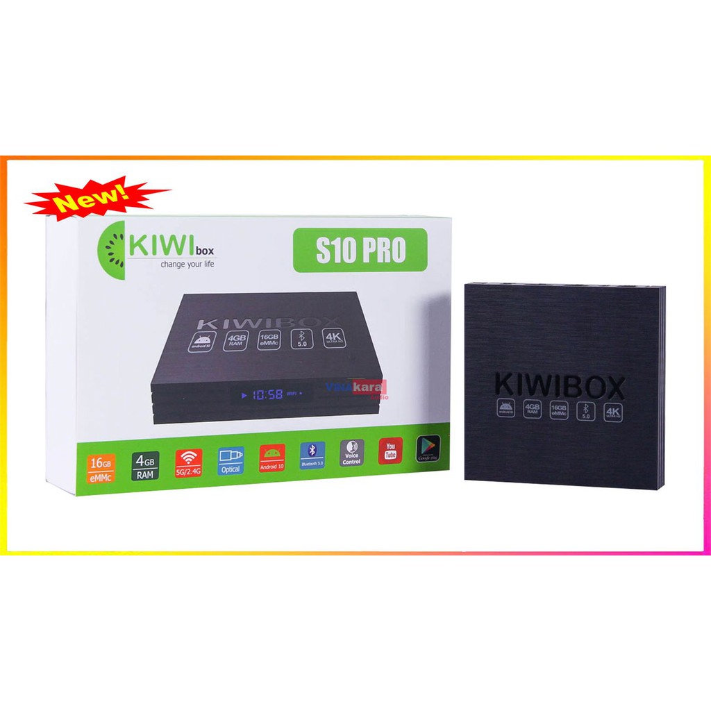 Box tivi Kiwi s10 Pro, xem phim và kênh truyền hình tốt