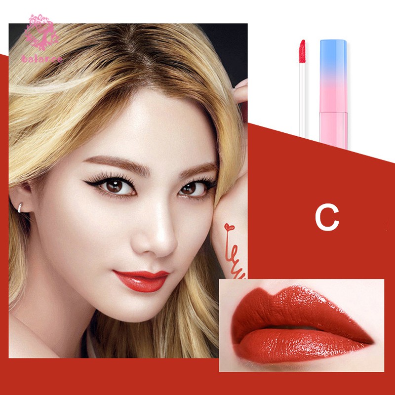 (Hàng Mới Về) Son Môi Dưỡng Ẩm Chống Thấm Nước Không Phai Màu Chất Lì Mịn Như Nhung | BigBuy360 - bigbuy360.vn