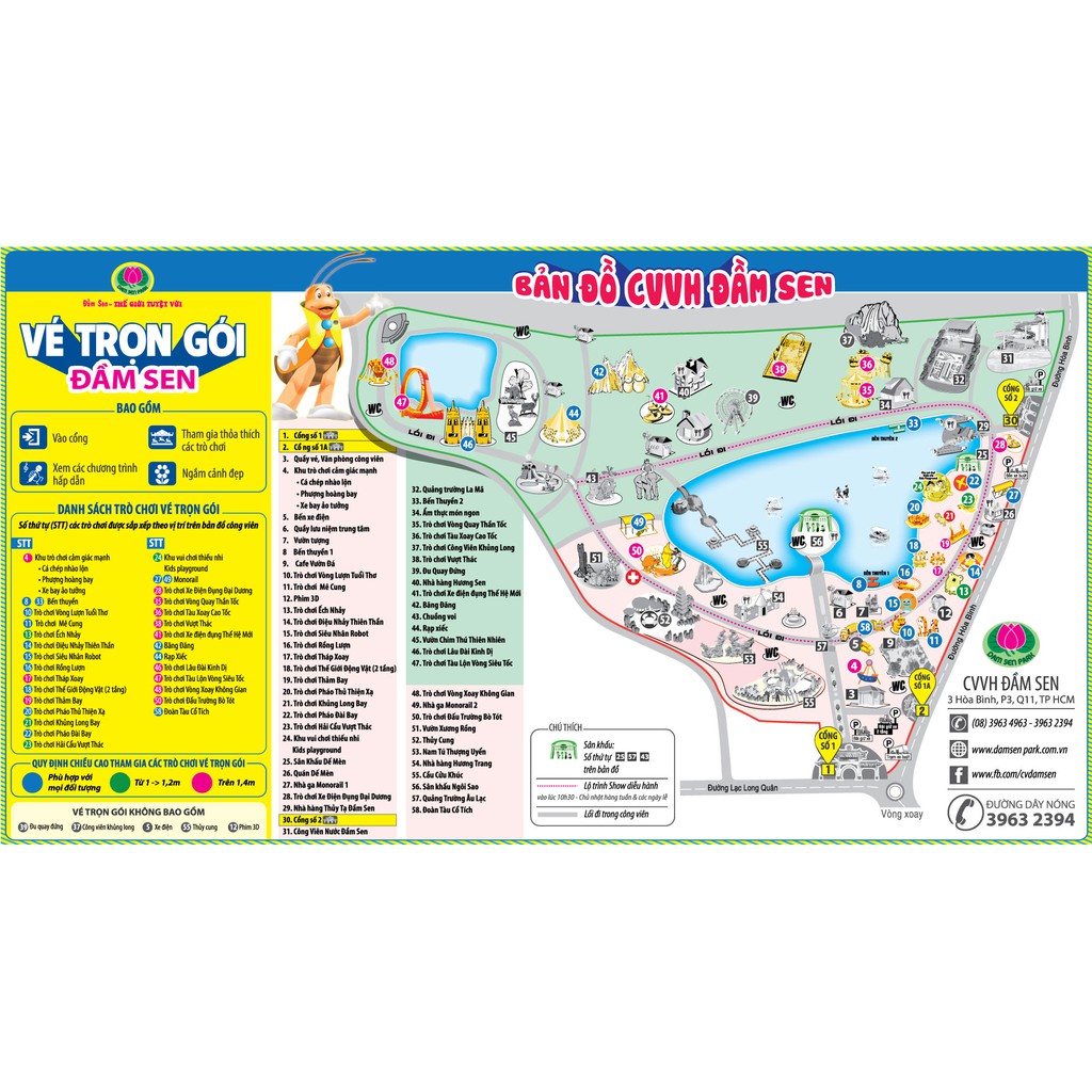 Freeship  Voucher giảm 50% toàn bộ Vé vào cổng tại Công Viên Đầm Sen