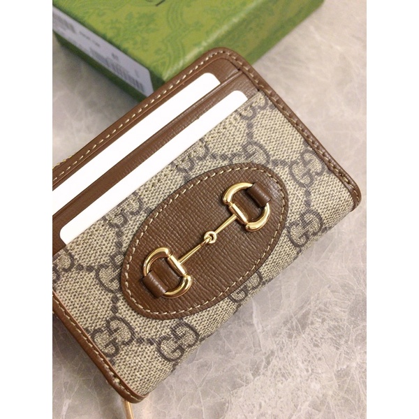 Ví ngắn dạng khoá kéo thương hiệu Gucci GC Marmont da thật cao cấp