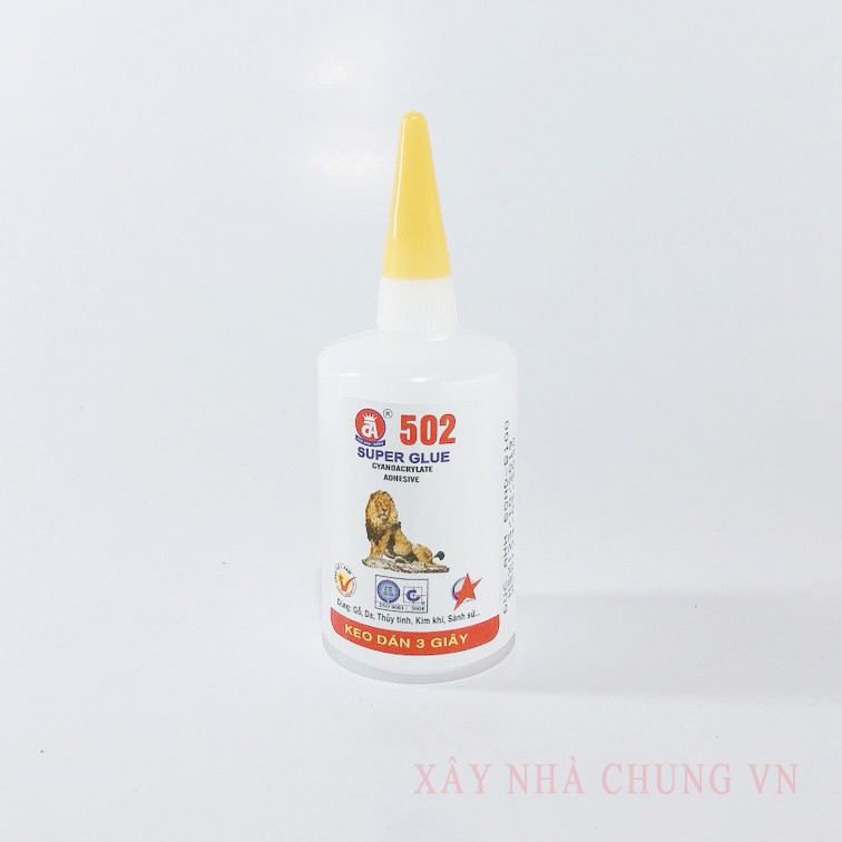 Keo dán 502 cao cấp chai nhỏ