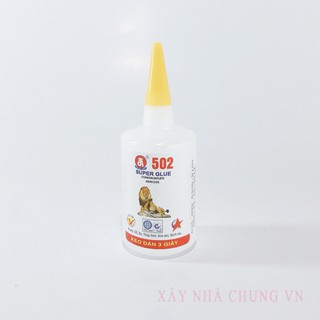 Keo dán 502 cao cấp chai nhỏ