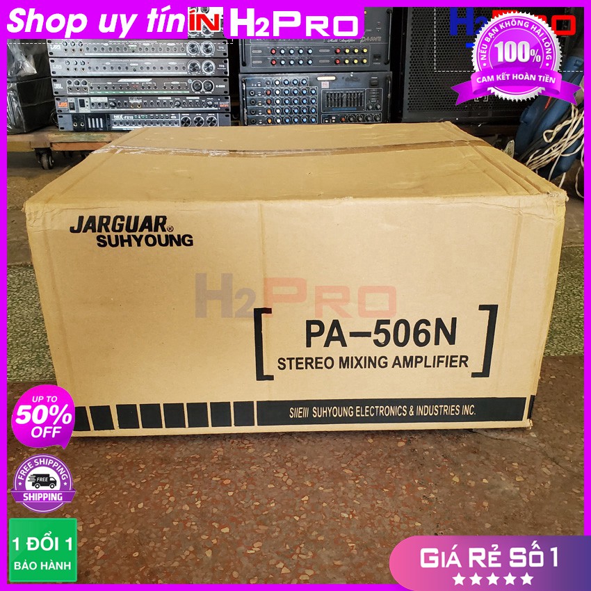 [RẺ VÔ ĐỊCH] Amply jarguar 506n 16 sò lớn toshiba, 1080W, ra 4 đường tiếng, linh kiện Hàn Quốc ( Tặng 10 mét dây loa trị